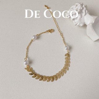 Vòng tay lắc tay hình nguyệt quế Hera decoco.accessories