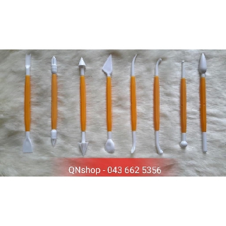 Bộ tạo hình đất sét 8 món x 2 đầu