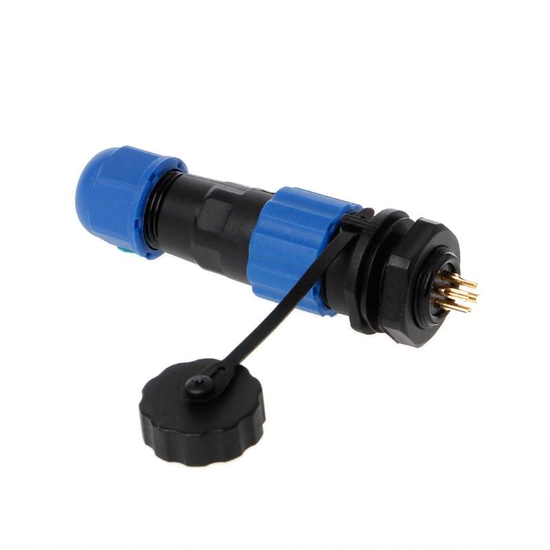 Ổ Cắm Điện Chống Thấm Nước IP68 SP13 1Pin 2Pin 3Pin 4Pin 5Pin 6Pin 7Pin Connec
