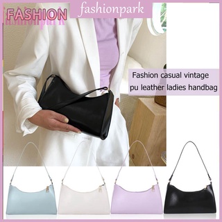 Túi xách da PU màu trơn đơn giản thời trang du lịch cho nữ
