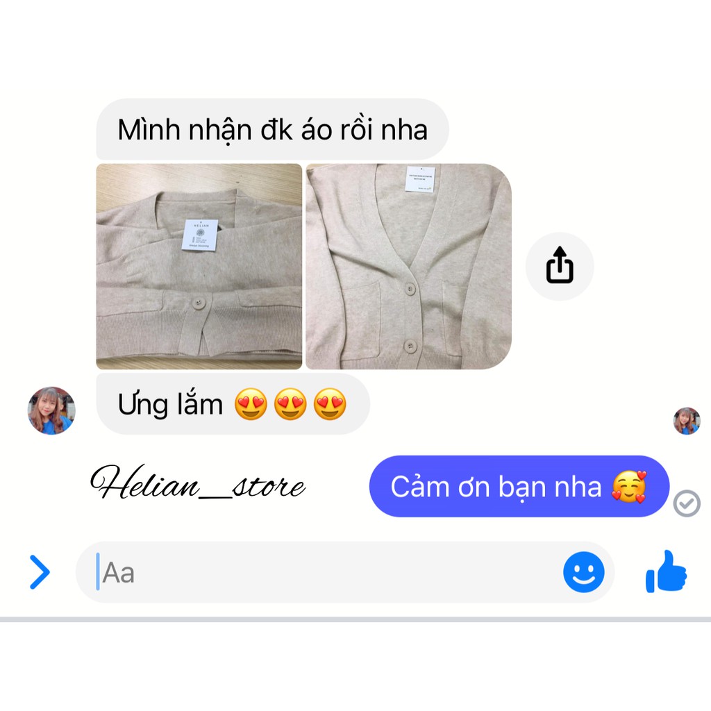 Áo cardigan ngắn chất mềm mịn đỏ đô đỏ gạch nâu be đen