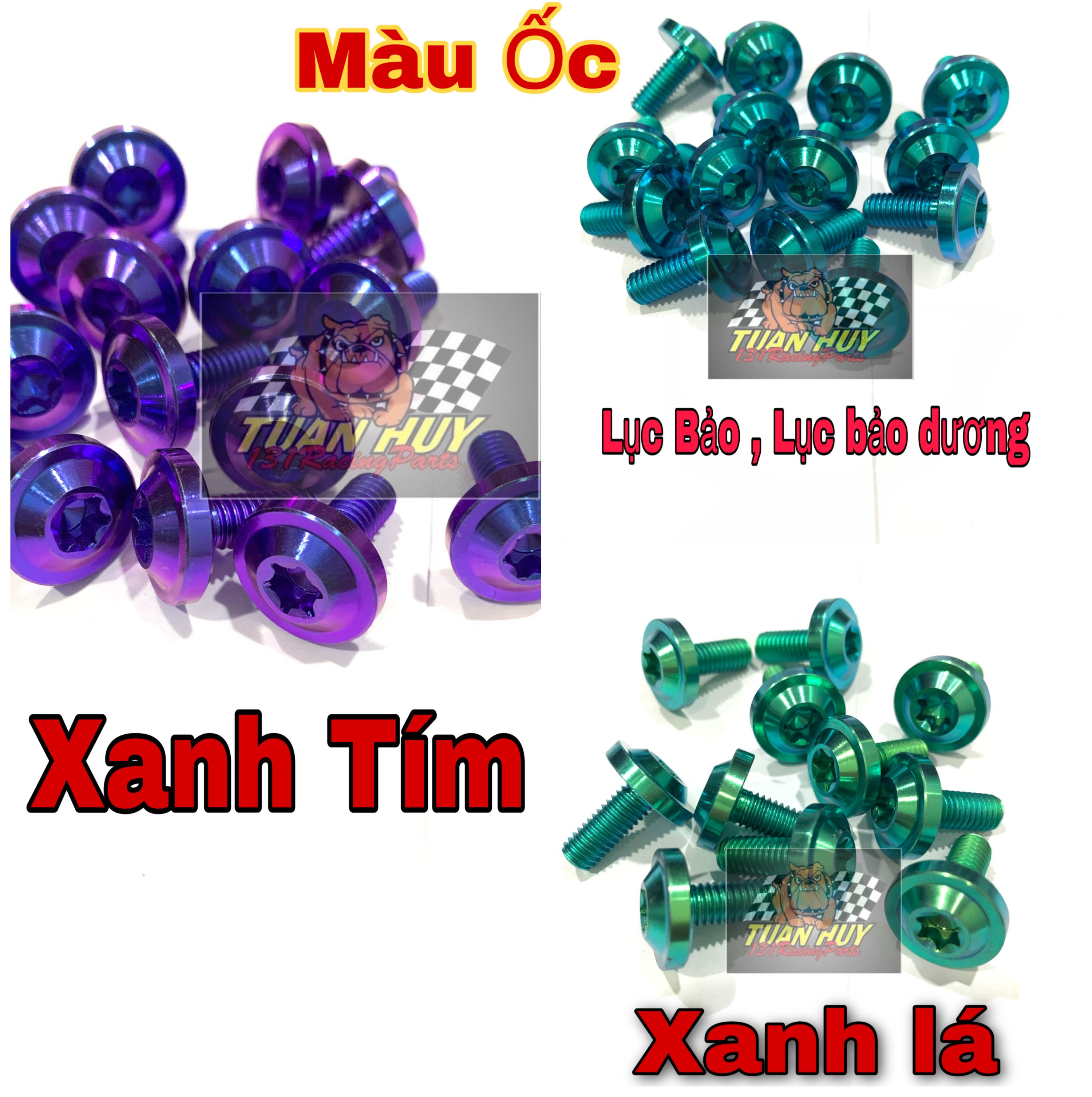 Combo full ốc dàn áo Sonic Titan Gr5 cao cấp