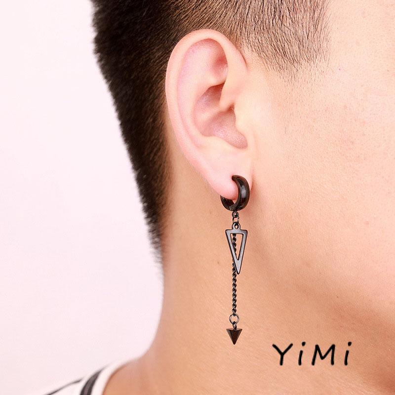 Bông tai kẹp không xỏ lỗ thời trang dành cho nam và nữ