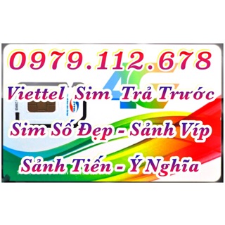 Viettel Sim Trả Trước - Sim Số Đẹp - Sảnh Tiến - Giá Rẻ