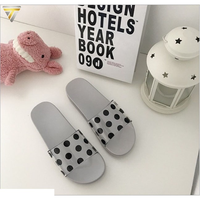 Dép lê nữ họa tiết chấm bi TARANTO TRT-DLNU-07