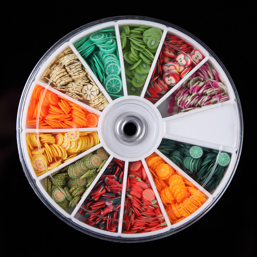 Phụ kiện đính móng trang trí hình trái cây 3D xinh xắn