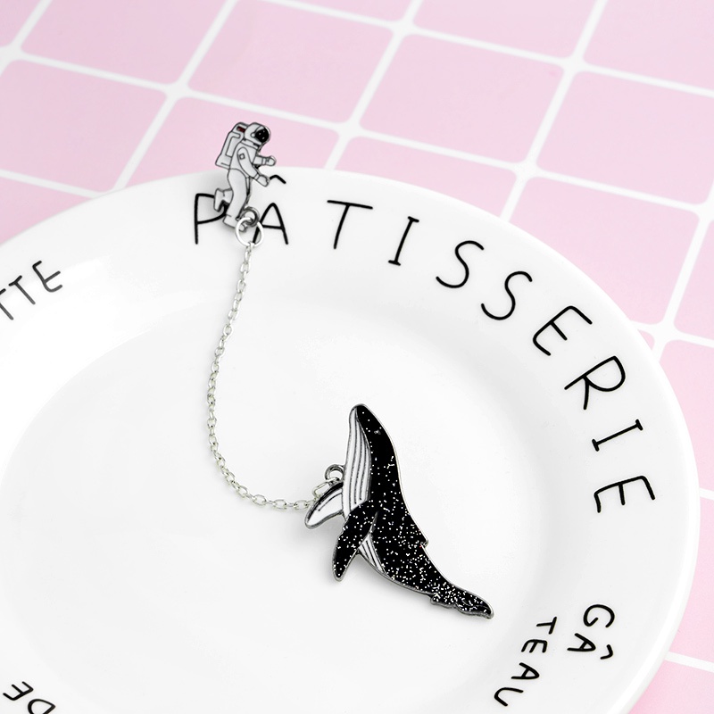 Ghim Cài Áo Hình Phi Hành Gia Hoạt Hình Đáng Yêu