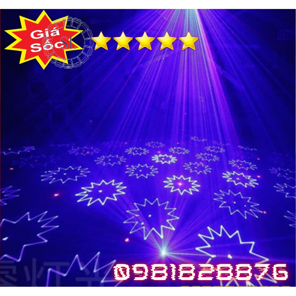 Đèn Laser 10D Chiếu Hình Ảo Cho Phòng Bay Đèn Karaoke Đèn Sân Khấu