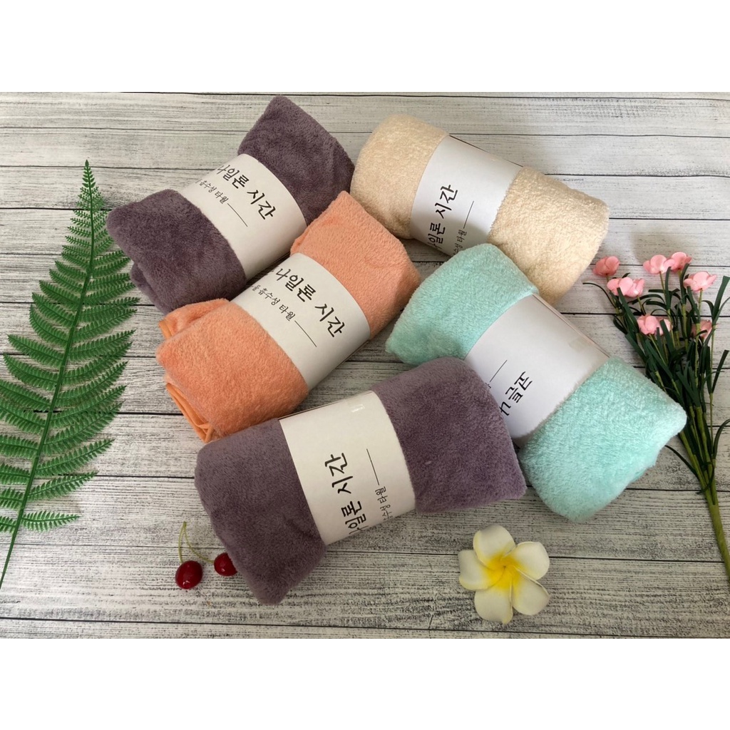 Khăn bông tắm, khăn rửa mặt xuất Hàn cao cấp mềm mịn