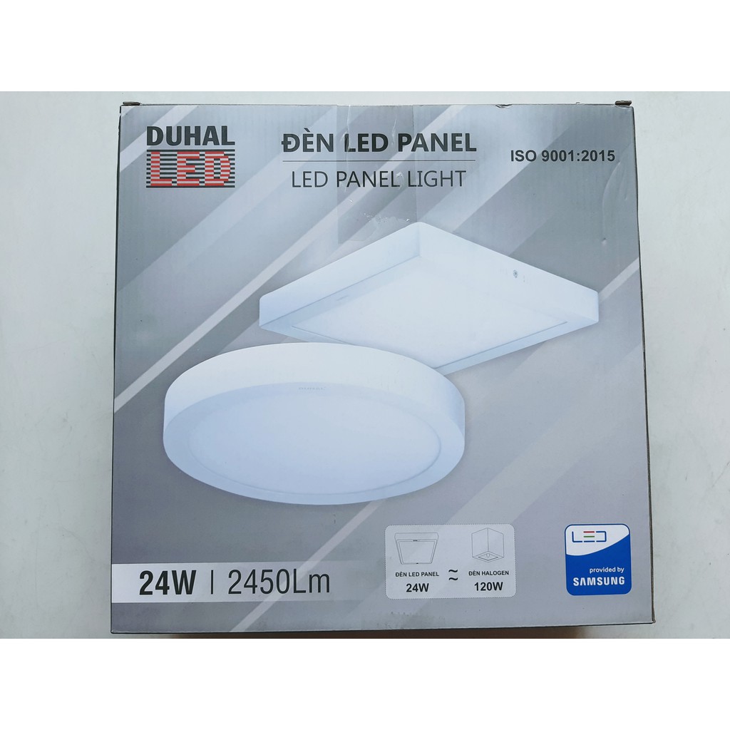 (Chính hãng) ĐÈN LED ỐP TRẦN TRÒN NỔI 24W DUHAL