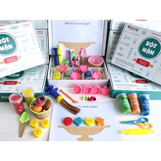COMBO 12 BỘT NẶN ĐẤT NẶN ĐỒ CHƠI QUÀ SINH NHẬT TEDU
