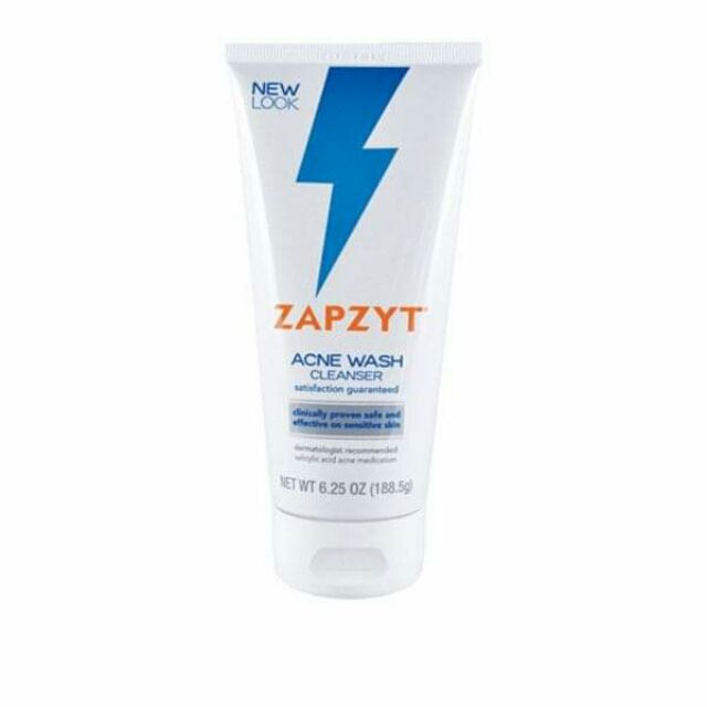 (Mua tại Mỹ-HSD 8/2023) Sữa rửa mặt Zapzyt Acne Wash Cleanser 188.5g