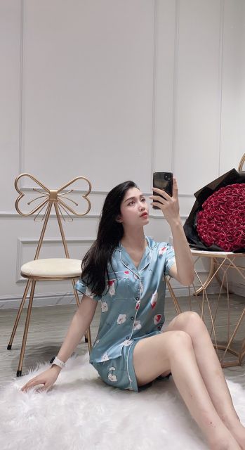 Đồ ngủ pijama lụa satin cao cấp | BigBuy360 - bigbuy360.vn