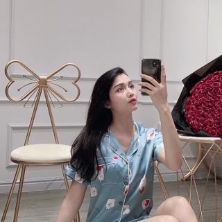 Đồ ngủ pijama lụa satin cao cấp