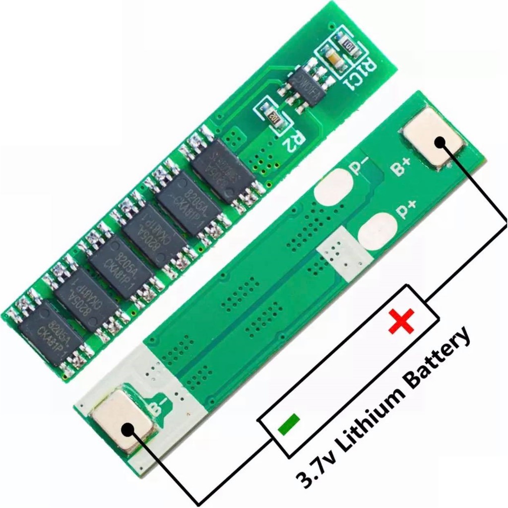 Mạch 1s 15A sạc bảo vệ pin Lithium-ion 18650