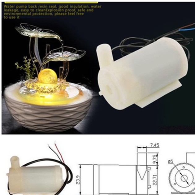 Máy bơm nước bể cá mini 5V