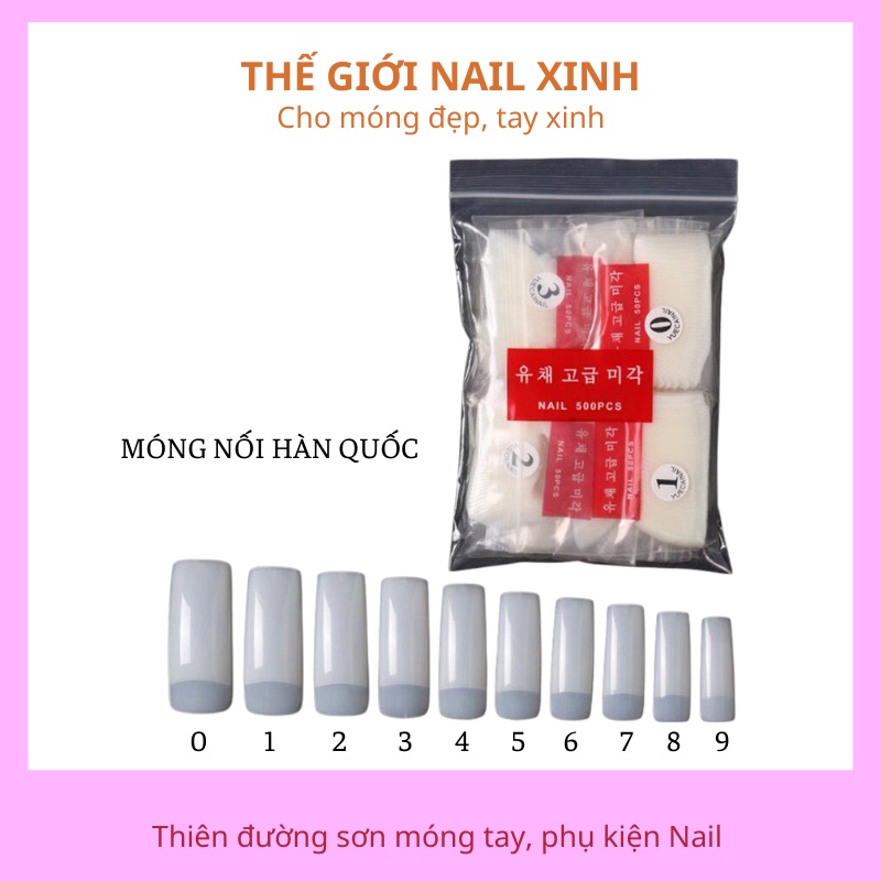 Móng  up tay chân form Hàn quốc và móng nối phụ kiện nail giá rẻ
