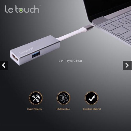 LETOUCH USB- C TO HDMI + USB 3.0 + ADAPTER