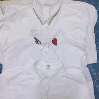 Combo 3 áo sơ mi trắng