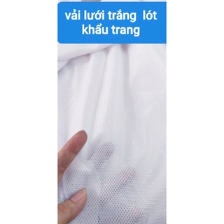 Lưới đen & trắng co dãn to 7,5 cm