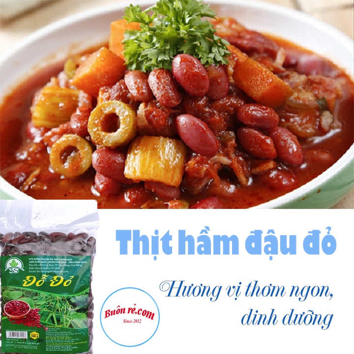 Đậu đỏ (1kg) hữu cơ thuần chủng, đậu đỏ dùng làm sữa, thanh lọc cơ thể và làm đẹp – Nông sản sạch AThai 01552