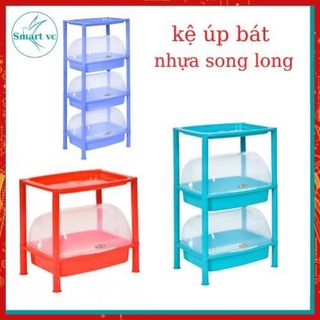 Kệ úp bát đũa,trạn úp bát đũa có lồng nhựa song long cao cấp