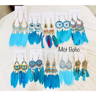 Bông tai Boho sặc sỡ