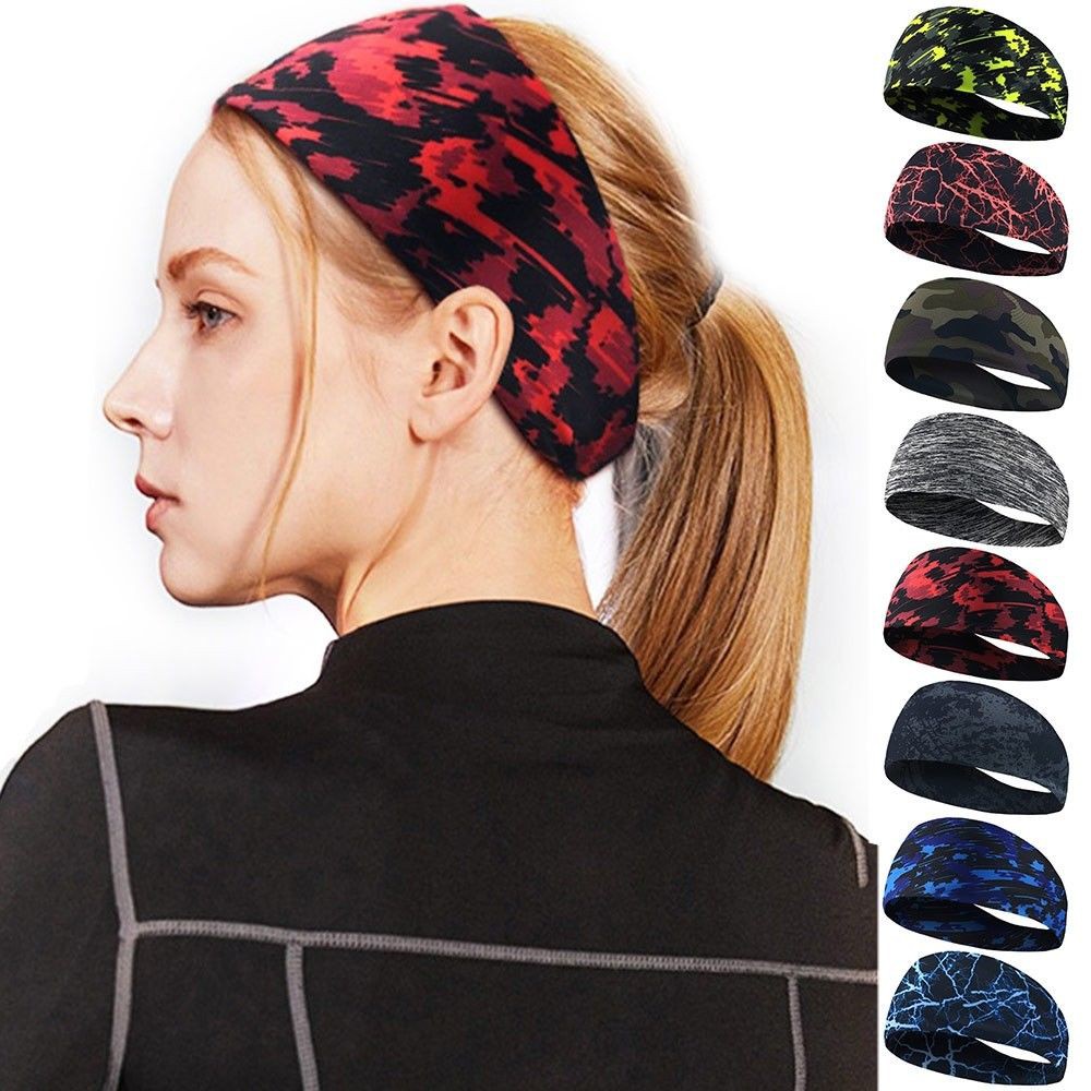 Băng Đô Chạy Bộ Unisex Thấm Hút Mồ Hôi