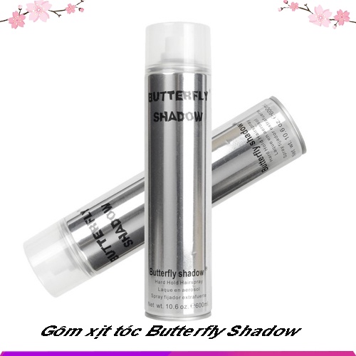 Gôm xịt tóc Butterfly Shadow Chính Hãng 600ml, 320ML,150ML Với Độ Giữ Nếp Cao