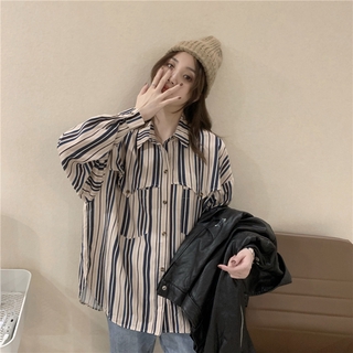 Áo Sơ Mi Nữ Oversize Kẻ Sọc 40855