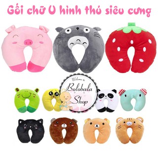 Gối chữ U kê cổ hình thú siêu cưng