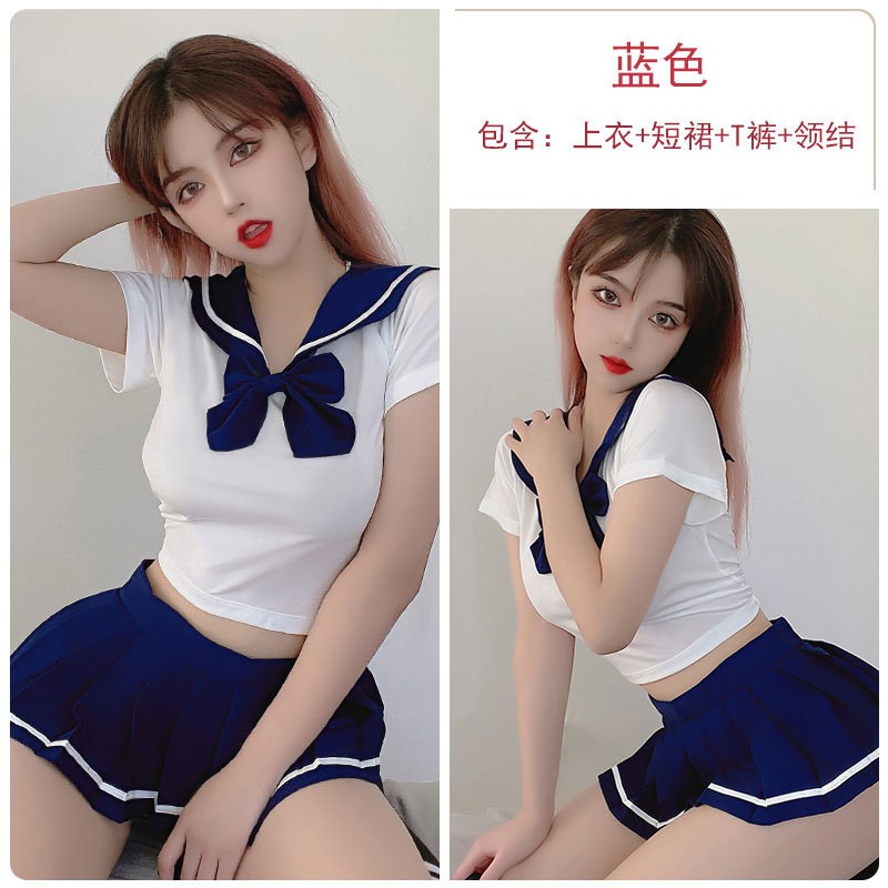 Đồ lót sexy, đồng phục học sinh không eo gợi cảm, cosplay, thủy thủ Nhật Bản, bộ 600