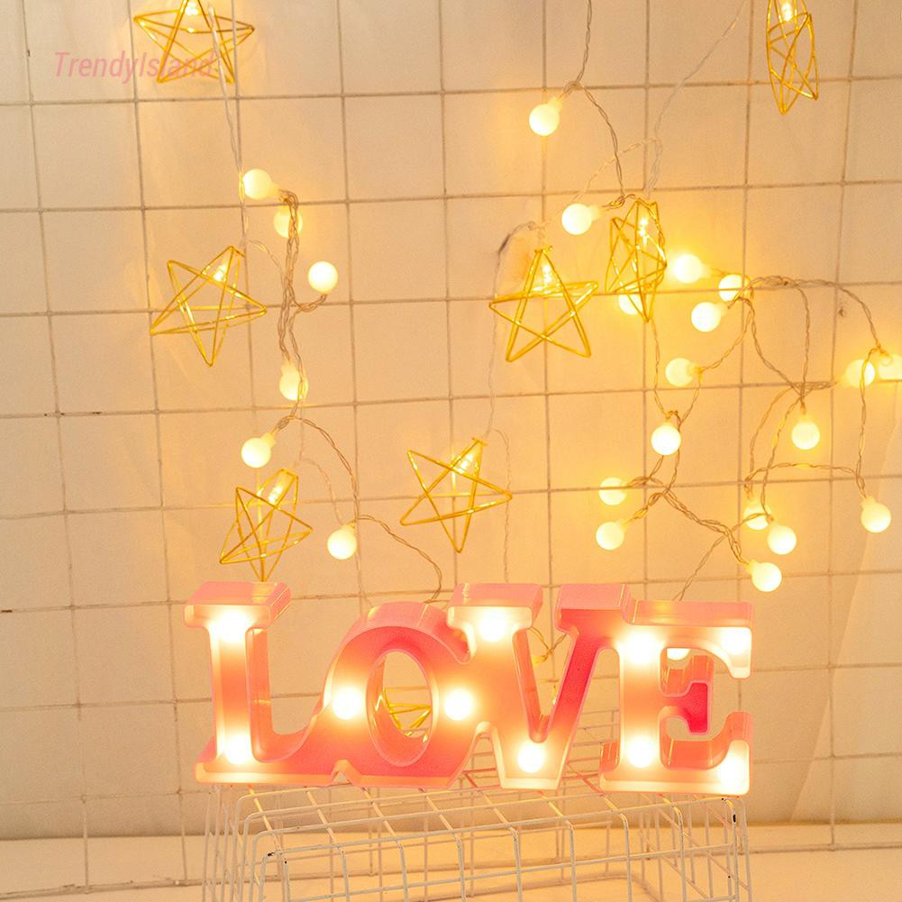 Đèn Led Hình Chữ Love Để Bàn Trang Trí