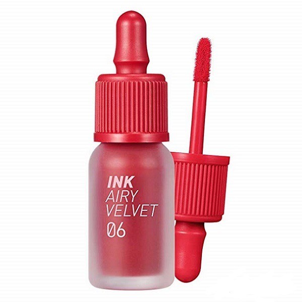 Son kem Peripera Ink Airy Velvet Tint màu 06 Sold out red - màu đỏ thuần (chính hãng)