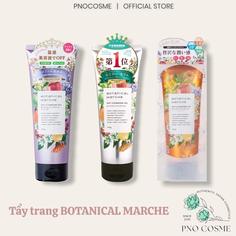 Gel tẩy trang nóng Botanical Marche