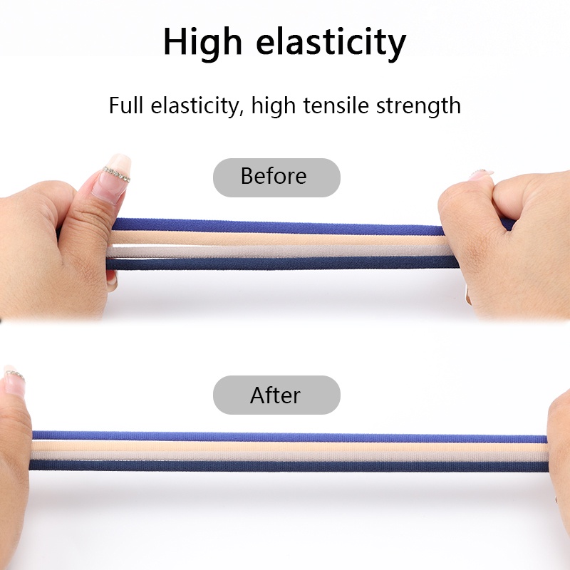 1 Cặp Dây Giày Co Giãn Khóa Kim Loại Không Cần Buộc Dành Cho Nam Nữ Tennis