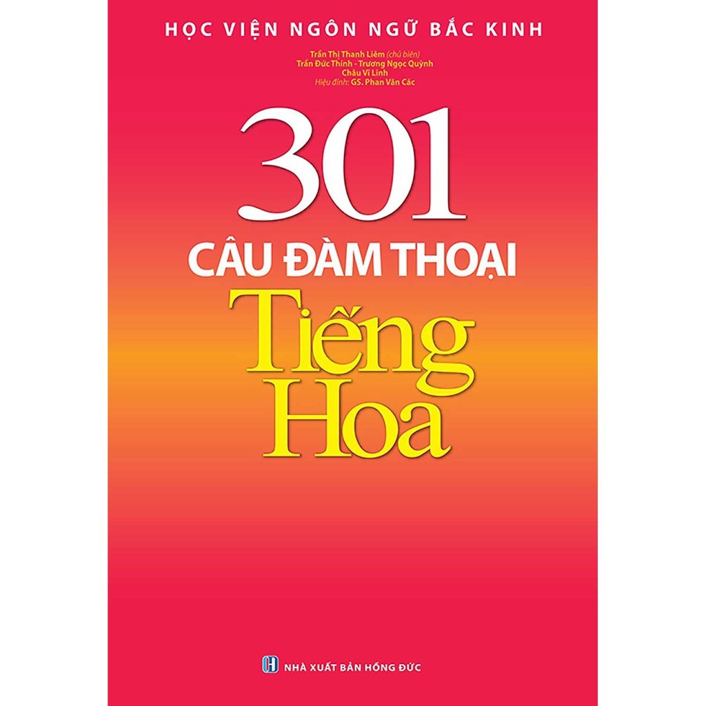 Sách - 301 Câu Đàm Thoại Tiếng Hoa