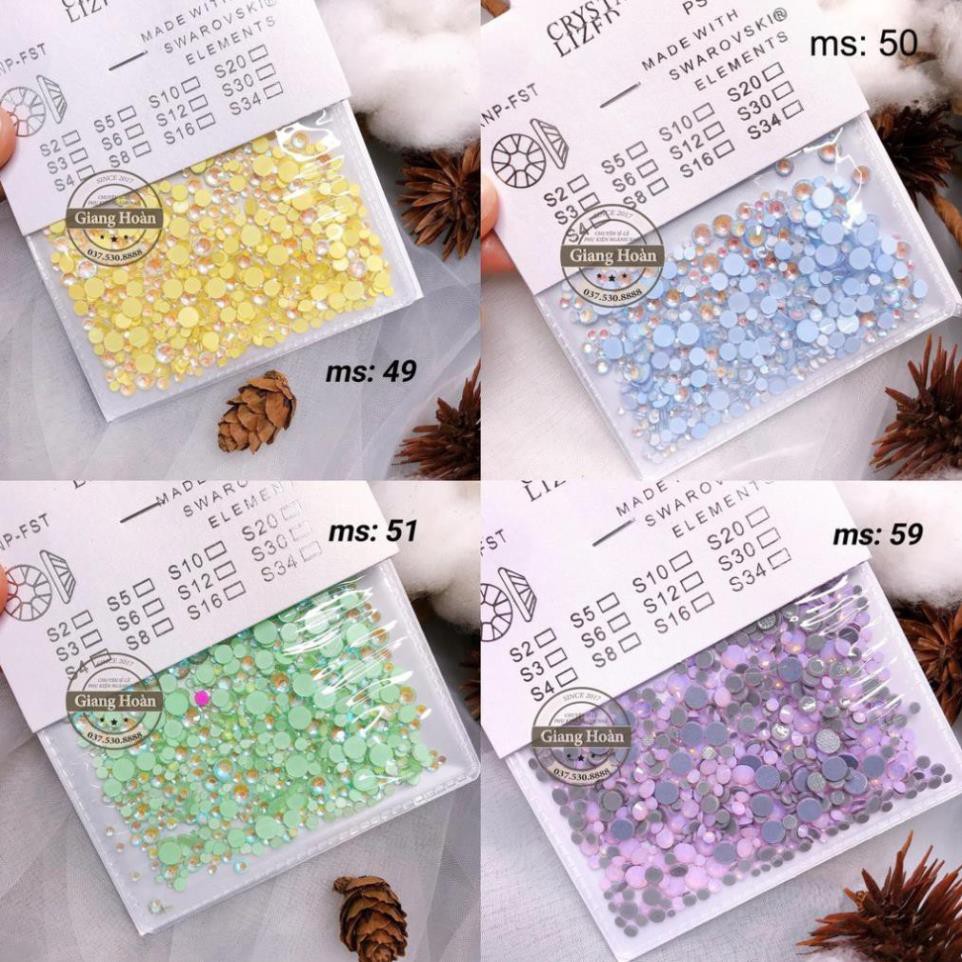 🐾ĐÁ NAIL🐾 Đá chân keo túi mix size siêu sáng loại 1 - Mã DT49 DT50 DT51 DT59