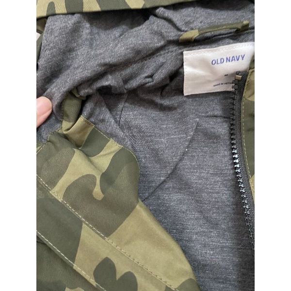 Áo gió 2 lớp OldNavy có mũ cho bé trai 18-50kg