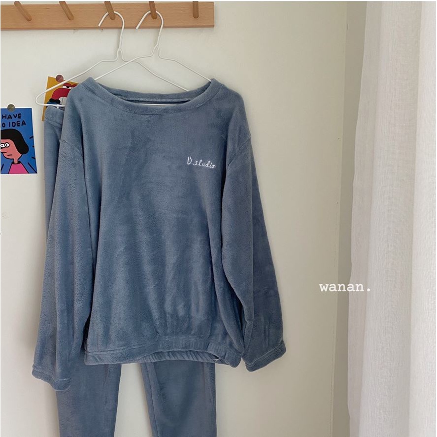 [RẺ VÔ ĐỊCH] BỘ MẶC NHÀ LÔNG MỀM SIÊU ẤM HÀNG QUẢNG CHÂU DN021 | BigBuy360 - bigbuy360.vn