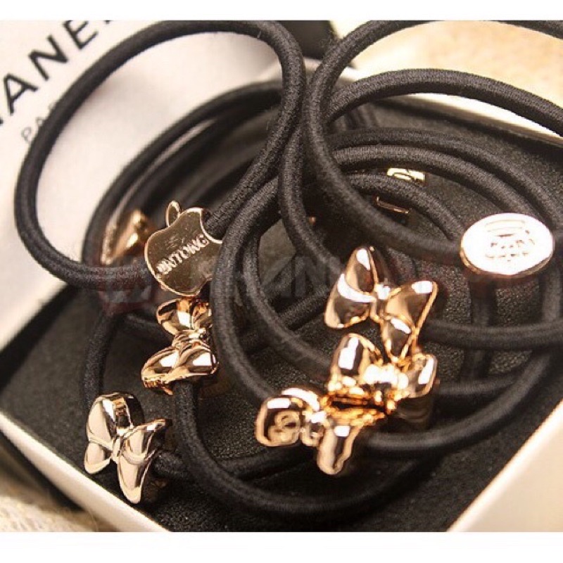 Dây buộc tóc Hàn Quốc - Sợi thun đôi co giãn cực bền - Cột tóc cực xinh 1 dây