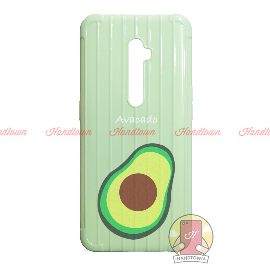 Ốp Lưng TPU Dẻo Vali Chất Sọc Dành Cho Oppo Reno 2 In Hình