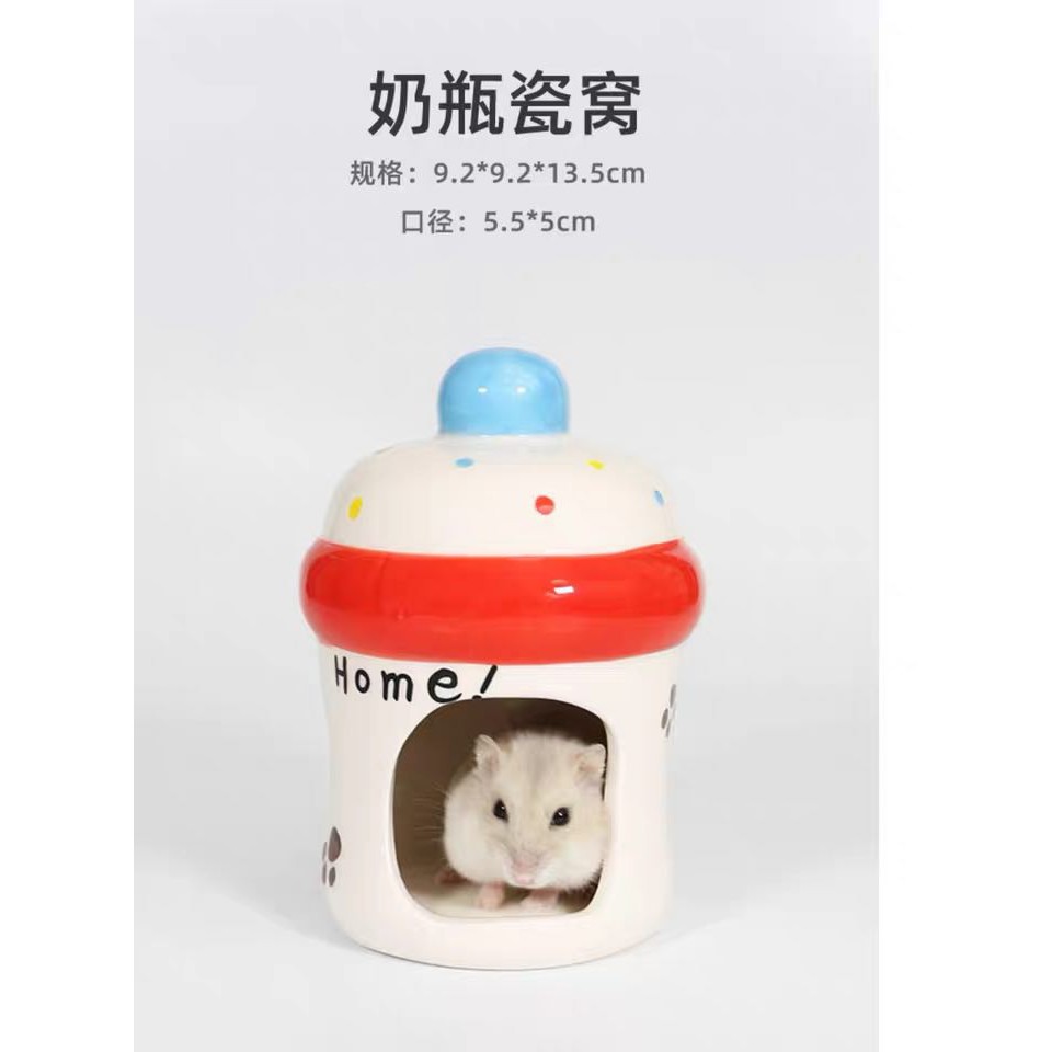 nhà sứ bình sữa cho hamster