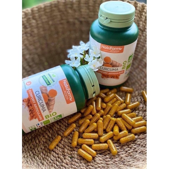 Tinh bột nghệ hữu cơ Nat Form Pháp Curcuma Bio