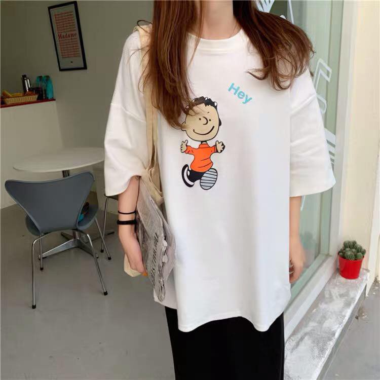 Áo thun tay lỡ form rộng - phông nam nữ cotton oversize - T shirt Hey - 2N Unisex