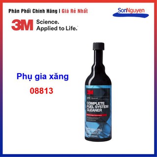 Dung môi phụ gia xăng, súc béc động cơ xăng Ô Tô 3M Complete Fuel System Cleaner 08813
