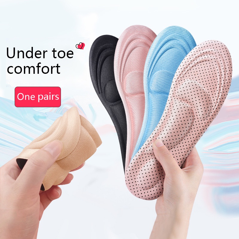 Sẵn Sàng! Miếng Lót Giày Thể Thao 4D Khử Mùi Thoáng Khí Khử Mùi Dành Cho Nam Và Nữ