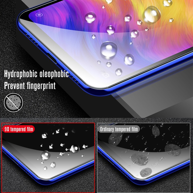 Kính cường lực 9D cho Xiaomi Redmi Note7/6Pro/Note5Pro/5/5Plus/6/6A Note6Pro6.26'' Mi8 Mi8lite Mi5X/6X A1 A2