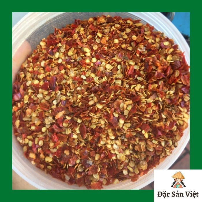 Ớt Bột Khô Nguyên Hạt Bình Định Nhà Làm - Ớt Bột Khô Nguyên Chất 100g - Đặc Sản Việt