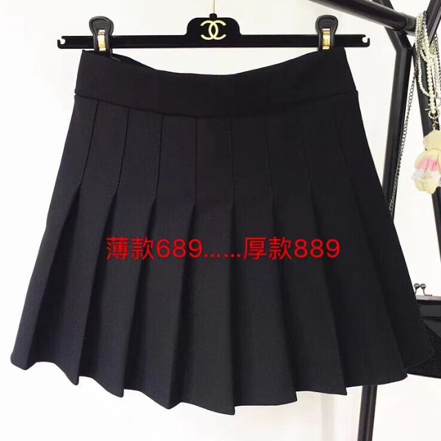 Chân váy xếp li trơn hàng Quảng Châu